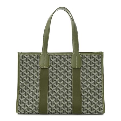 GOYARD Goyardine Villette PM Tote Khaki